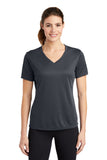 Sport-Tek® Women's PosiCharge® RacerMesh® V-Neck Tee