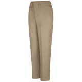 Women's Elastic Insert Work Pant - Khaki