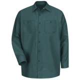 Men's Long Sleeve Industrial Work Shirt - Spruce Green